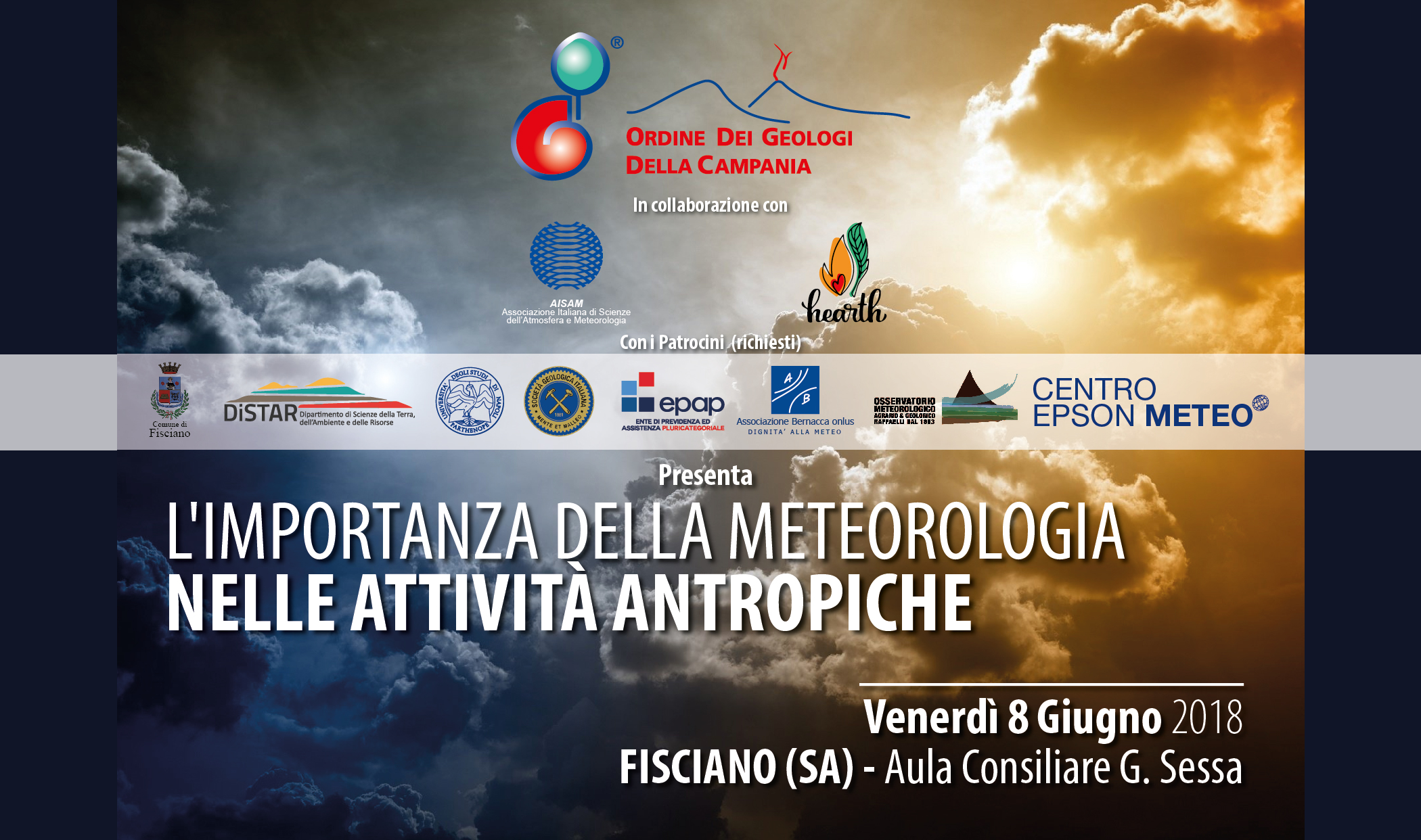 Convegno sulla meteorologia a Fisciano con la partecipazione di Cardine srl