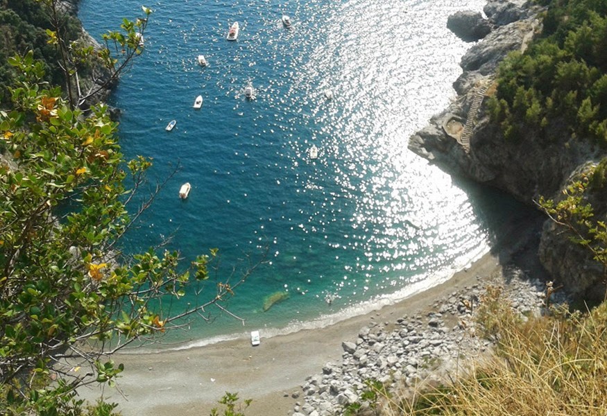 I rocciatori di Cardine srl presidiano durante le riprese di Tenet in Costiera Amalfitana