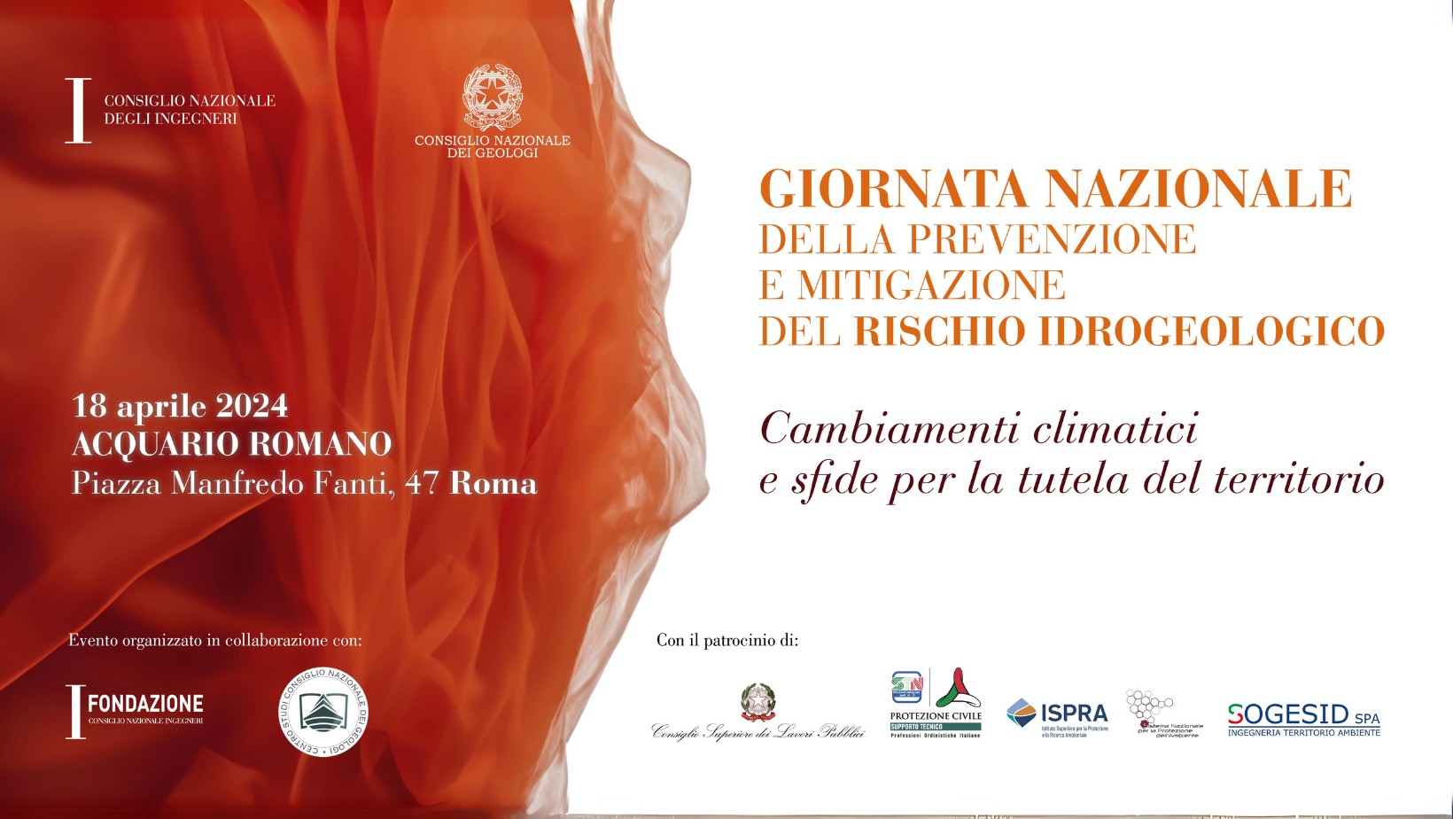 Cardine a Roma come sponsor della Giornata Nazionale della Prevenzione e Mitigazione del Rischio Idrogeologico